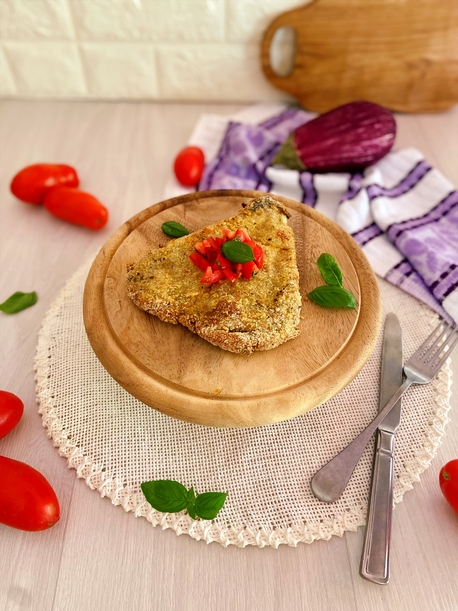 MELANZANE IMPANATE IN FRIGGITRICE AD ARIA