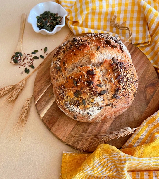 PANE INTEGRALE FATTO IN CASA LEGGERO E PROFUMATO