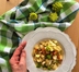 PASTA CON BROCCOLO ROMANESCO E GUANCIALE