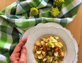 PASTA CON BROCCOLO ROMANESCO E GUANCIALE