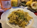 PASTA CON ORATA, PORRO E CEDRO, FRESCA BONTA’