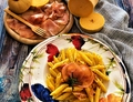 PASTA CON ZUCCA E BRESAOLA DOLCE TACCHINA
