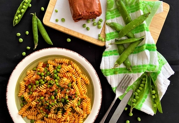 PASTA ‘NDUJA E PISELLI: PICCANTE CON PERSONALITA'