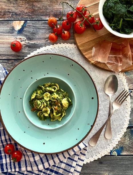 ORECCHIETTE SPECK E SPINACI: PRIMO PER TUTTI