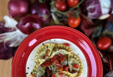 RAVIOLI RADICCHIO E SPECK: BUONI E FATTI IN CASA