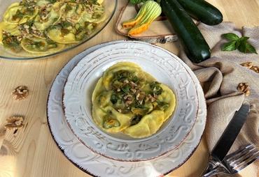 RAVIOLI RICOTTA E ZUCCHINE: FRESCA PASTA RIPIENA