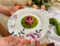 RAVIOLI DI RICOTTA E ZUCCHINE A FORMA DI ROSA