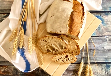 PANE CON LIEVITO MADRE E LIEVITAZIONE NOTTURNA