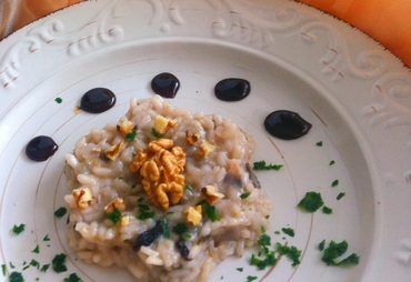 RISOTTO CON RADICCHIO TARDIVO E NOCI: PRIMO TOP