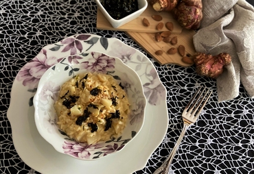 RISOTTO AL TOPINAMBUR E ALGHE: FUORI DAGLI SCHEMI!