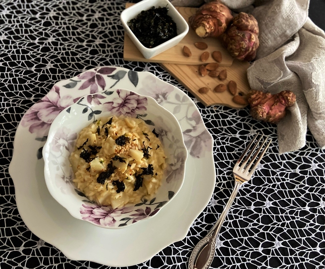 RISOTTO AL TOPINAMBUR E ALGHE: FUORI DAGLI SCHEMI!