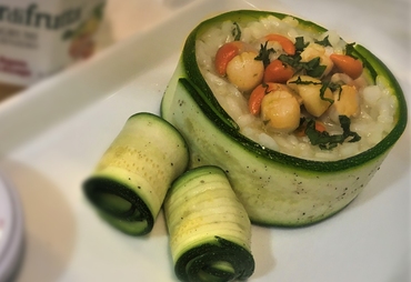 RISOTTO ESTIVO CON ZUCCHINE E CANESTRELLI