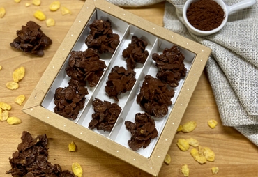 ROSE DEL DESERTO AL CIOCCOLATO E CORN FLAKES