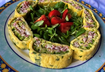 FRITTATA: ROTOLO FARCITO COTTO IN FORNO