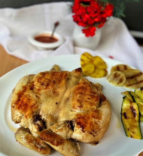 POLLO ALLA GRIGLIA CON SALSA BARBECUE: E' PRIMAVERA!