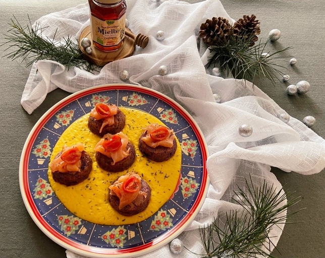 RICETTA SFORMATO DI CAVOLO VIOLA E SALMONE