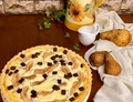 CROSTATA CON RICOTTA, PERE E CIOCCOLATO