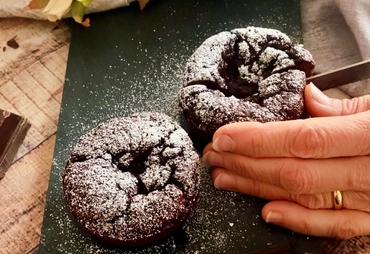 TORTINO AL CIOCCOLATO CON CUORE MORBIDO