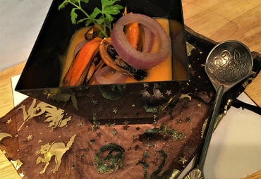 PER HALLOWEEN VELLUTATA DI ZUCCA E COZZE