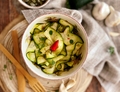 ZUCCHINE MARINATE A CRUDO: CONTORNO SENZA COTTURA