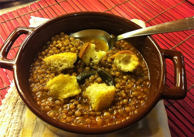 ZUPPA DI LENTICCHIE, PRIMO D'ALTRI TEMPI...